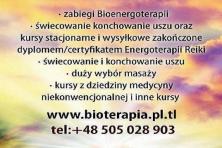 Zabiegi Bioenergoterapia świecowanie konchowanie uszu Japońska bioenergoterapia Reiki masaż i terapi